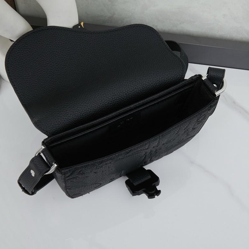 D Home Neue Herren-Satteltasche Rindsleder Briefträger Leinwand Muschelförmig Business Einzelschulter Crossbody