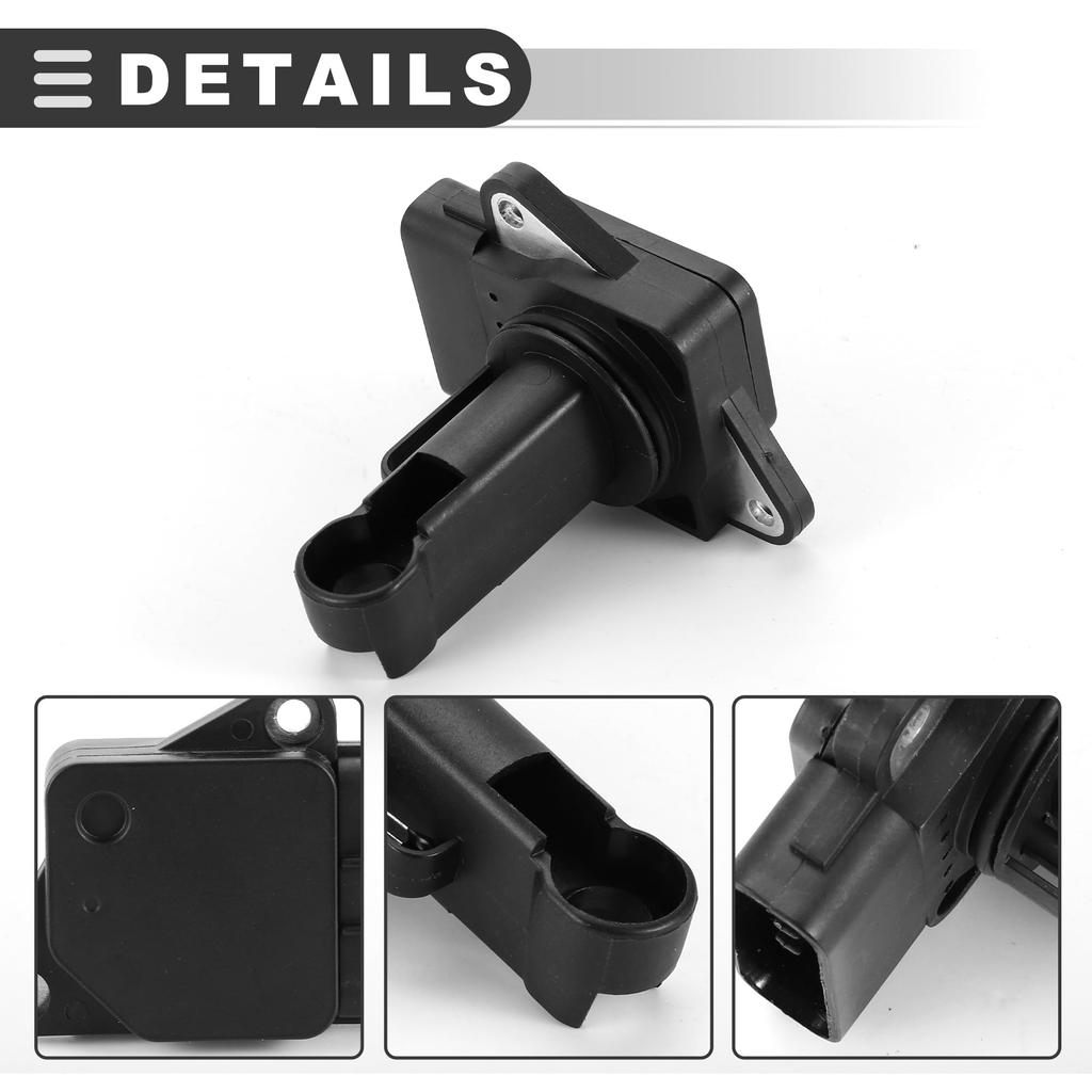 Motoforti Volvo Mass Air Flow Sensor Meter, Plastic and Metal, Part Number 9202199, Black