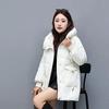 Ropa de Algodón Acolchada de Invierno, Estilo Occidental, Damas de Invierno, Chaquetas de Otoño e Invierno, Largo Medio