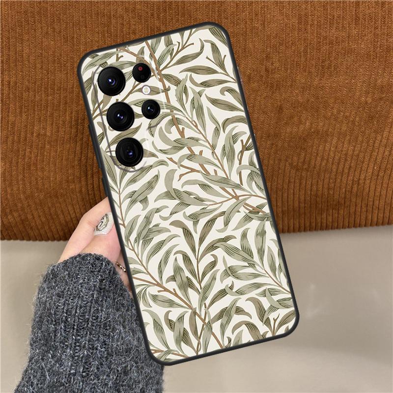William Morris Phone Case For Samsung Galaxy S25 Ultra S9 S10 S20 FE S21 S22 S23 Plus S24 Ultra Back Cover
