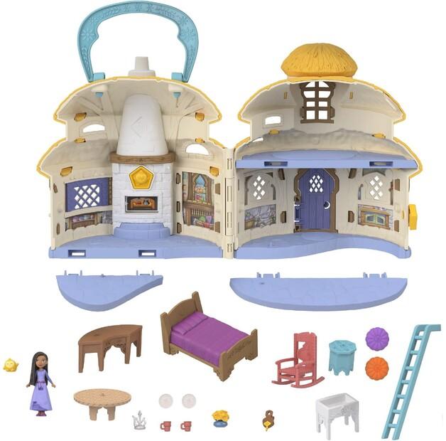Casa de bonecas Mattel Disney Wish Desejo Casa de Esha das Rosas HRH76