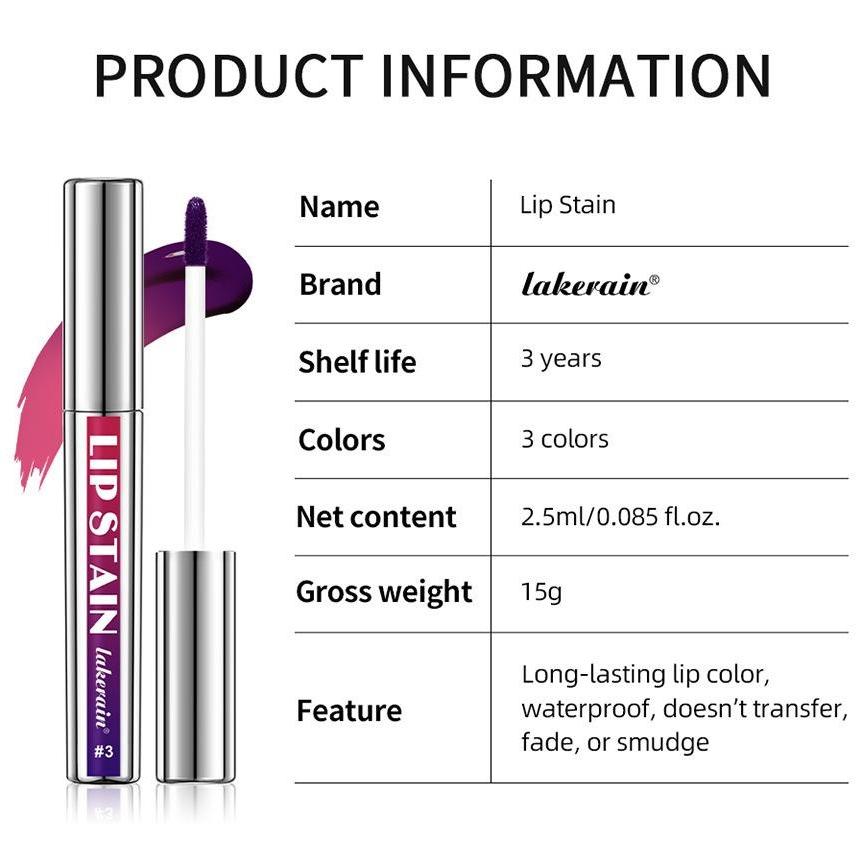 Silberne Tube Abziehbar Tattoo Lipgloss Wasserdicht Flüssig Matt Lippenfarbe RosePink Abziehbar Lippenfarbe Klebt nicht am Becher Schnelltrocknend Make-up