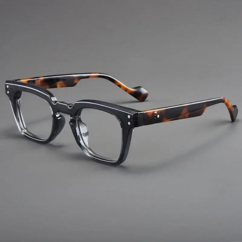 2025 Anti Blue Light Large Frame Reading Glasses Neutral Presbyopia Square Frame Glasses Fashionable Thick Frame Reading Glasses