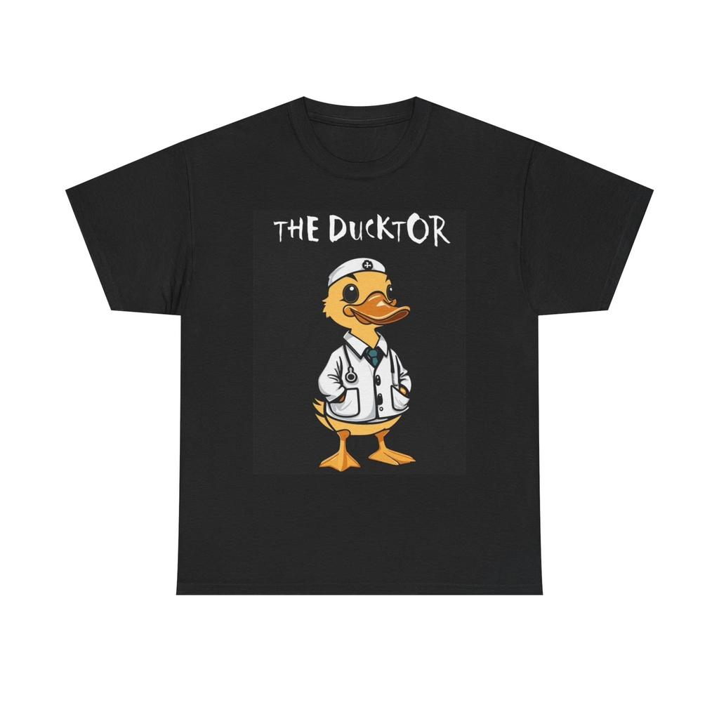 Men's and Women's T-shirts The Ducktor Funny Graphic