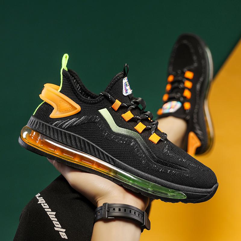 2022 Breathable Men Shoes Fashion Mesh Running Shoes Air Cushion Fitness Training Shoes Comfortable Walking Shoes Zapatos Hombre