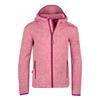 Girl's Fleece Jacket with Hood Trollkids Girls Jondalen Jacket XT Zip-up Pink (221-231)