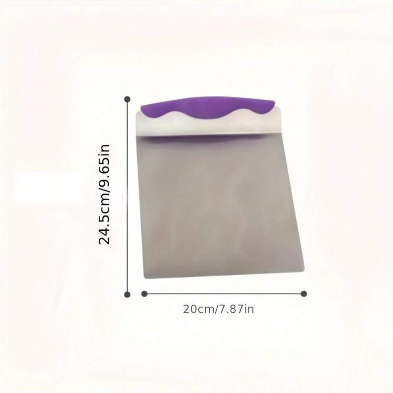 

Stainless Steel Cake Transfer Tray Baking Moving Plate Shovel Pizza Peel Shovel Lifter Non-stick Moving Plate Spatula Bakers