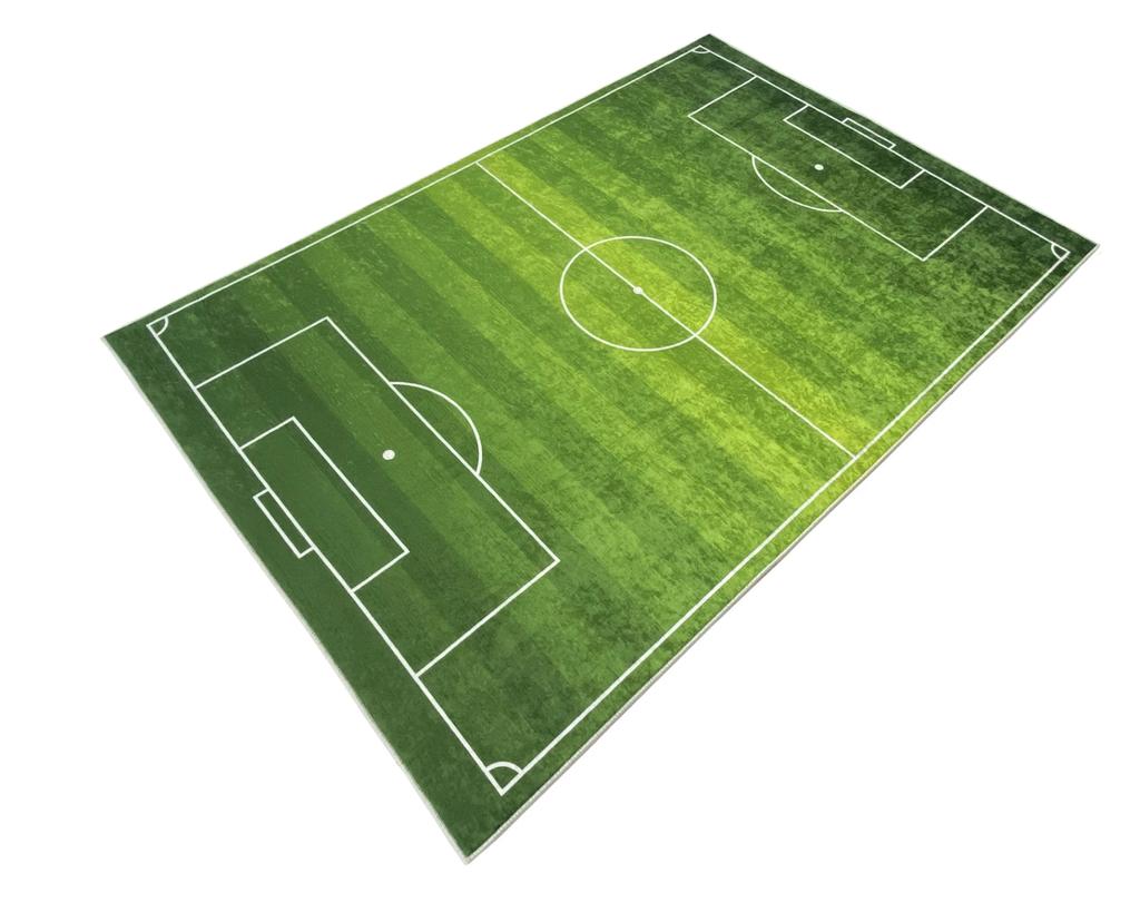 Soccer Sports Rug Sports Grass Soccer Field Carpet for Living Room Home Decor Large Area Rugs Children's Play Non-Slip Floor Mat