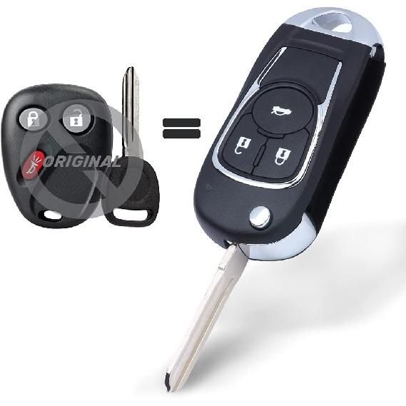 Upgraded Car Key Fob Keyless Entry Remote for Chevy Tahoe Silverado Suburban Avalanche Equinox SSR/GMC Sierra Yukon/Cadillac Escalade/Hummer