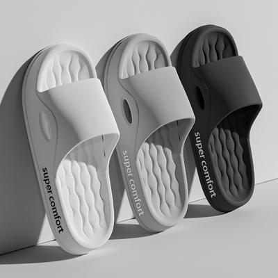 Order A Size Up Fashion Men's Summer Lightweight EVA Indoor Home Sandals Slippers Shoes Men Slippers Outdoor Students Women Comfortable Slides