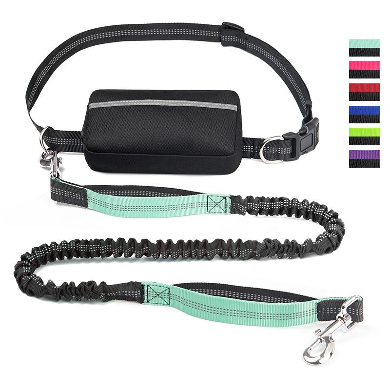 Hand Free Dog Leash for Pet Walking Running Jogging Adjustable Dog leash Waist Belt Chest Strap Traction Rope Dog Accessories