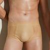 Men Underpants Hollow Out Breathable Thick Fake Butt High Elastic Butt Lifted See-through