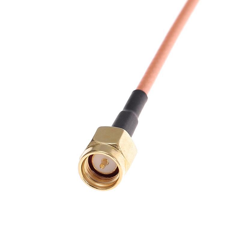 SMA Male-to-Male Double Silver Extension Cable for Huawei 2G/4G WiFi Router (RG316)