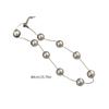 Unique Imitated Pearls Neckchains Stylish Clavicle Chain Adornment Beaded Necklace Party Neck Jewelry for Women Girls
