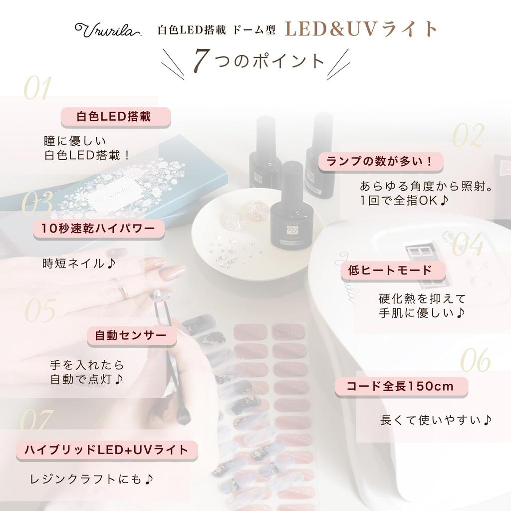 Ururira Żelowy Lakier do Paznokci Światło LED UV Profesjonalne Światło 45 Żarówek Duża Moc Duże Wyjście Światło do Paznokci Żywica
