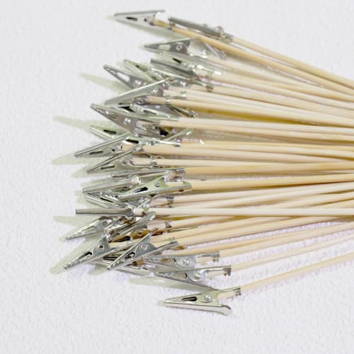 YANYULI Painting Sticks, Painting Clips, for Painting Plastic Models, Handheld Handles, Memo Holders, and Paint Drying Support, Perfect for DIY Paint