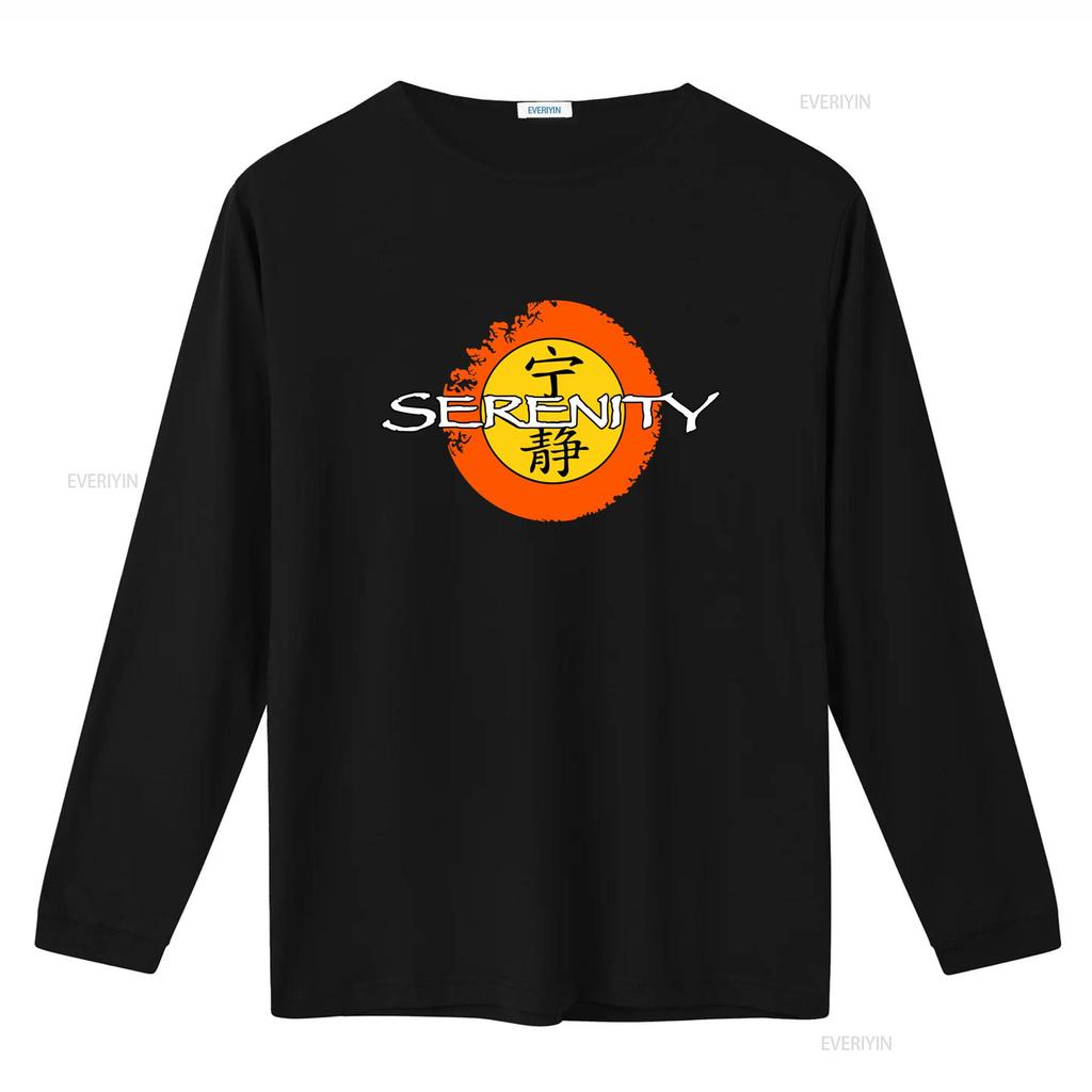 Firefly Serenity Logo Cotton T Shirt Perfect for Fans of the Classic Sci Fi Series Vintage Washed Top For Everyday Wear Casual