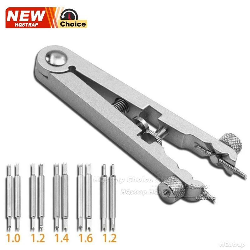 V-Shaped Watch Band Remover Plier 6825 Spring Bar Watch Strap Aluminum Alloy Repair Removing Tool Adjuster Plier Repair Tool