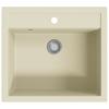 Granite Single Basin Kitchen Sink Beige