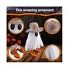 Halloween Dekoration Cowboy Süß Indoor Halloween Statuen Gruselig mit Stiefeln für Zuhause Regal Kaminsims Display