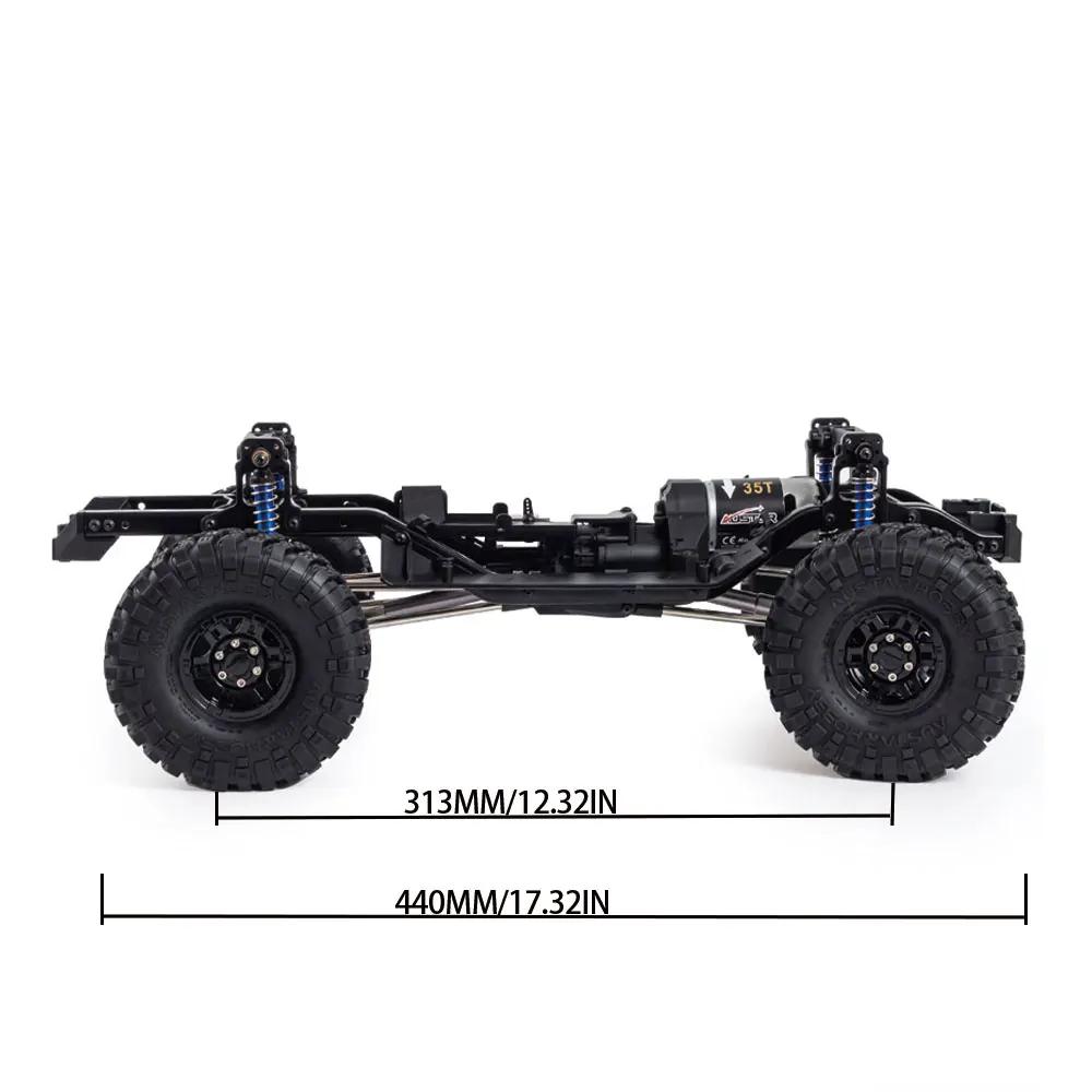 

Шасі рами коробки передач TRX4 з 550 35T двигуном для 1/10 RC гусеничного автомобіля TRX-4 DIY комплект для апгрейду запчастини білий