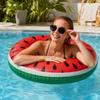 Aufblasbarer Wassermelonen-Pool für Erwachsene für Sommer-Strand-Poolparty Schwimmhilfe für Männer und Frauen