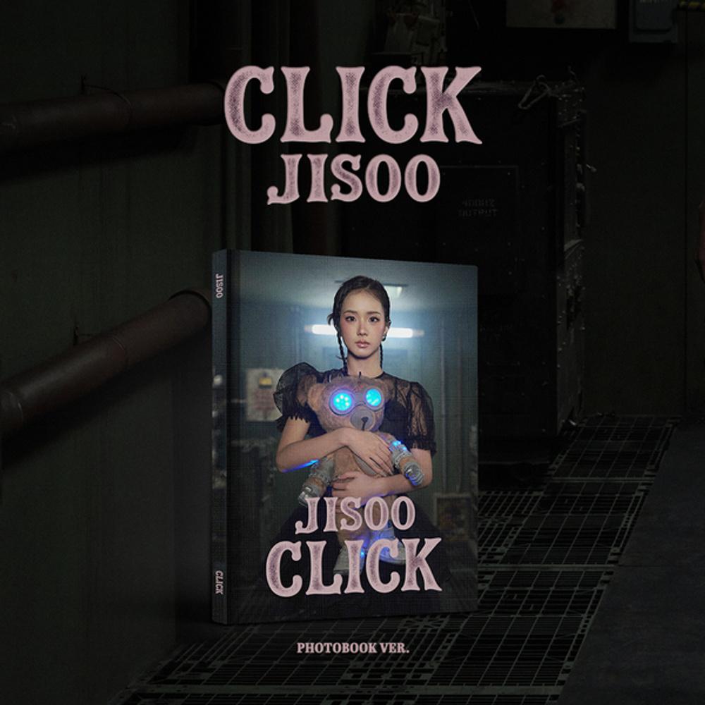 JISOO CLICK FOTOĞRAF KİTABI Sürüm. Resmi K-POP CD'si