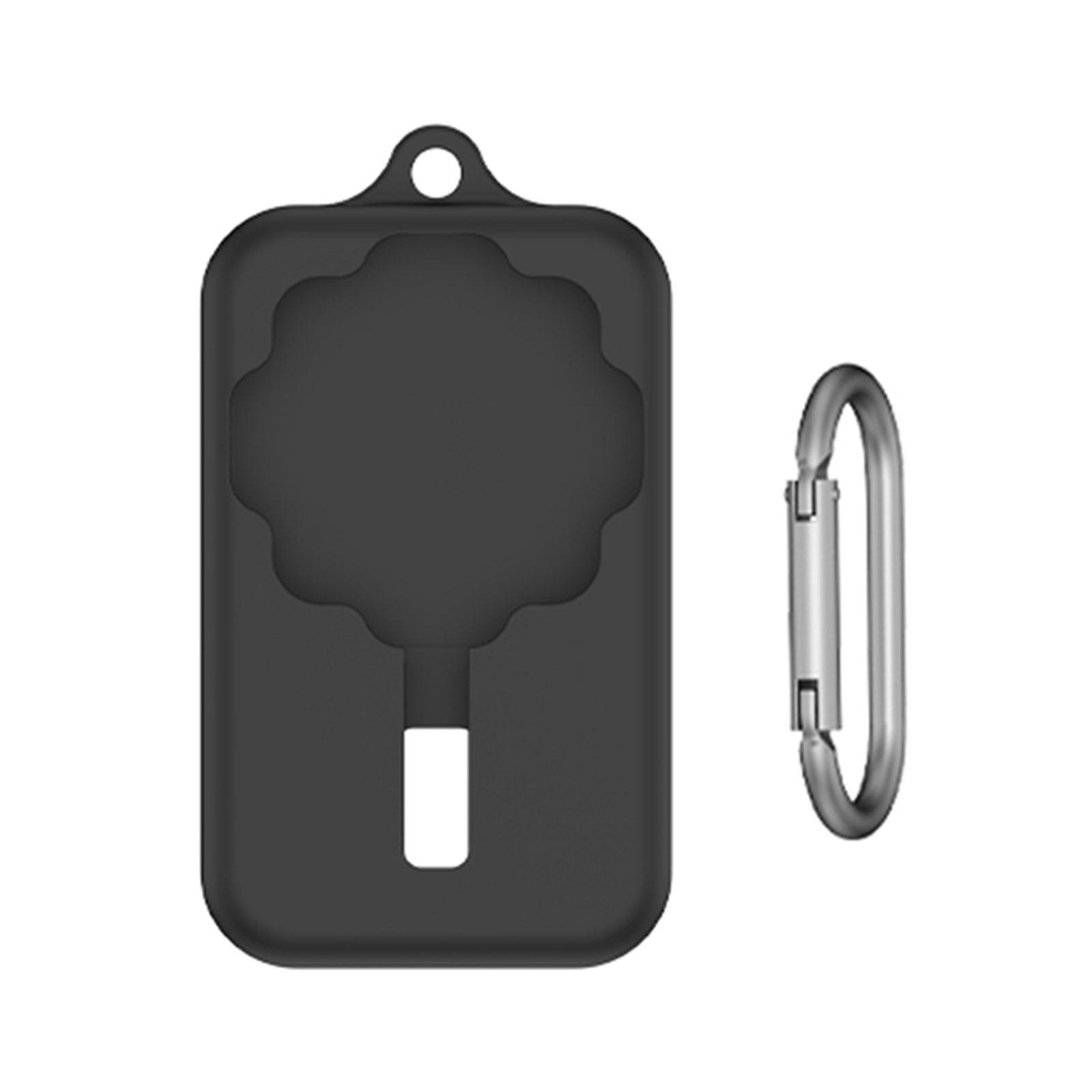 

Travel Friendly Silicone Protector Cover Case For Intelligent Wearable Rings Charging Base Keeps Cables Neatly Concealed чёрный