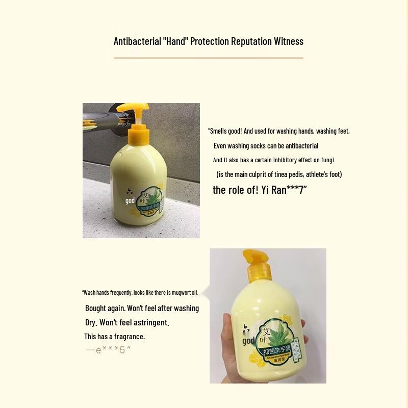 Liu Shen Wormwood Antibacterial Hand Wash