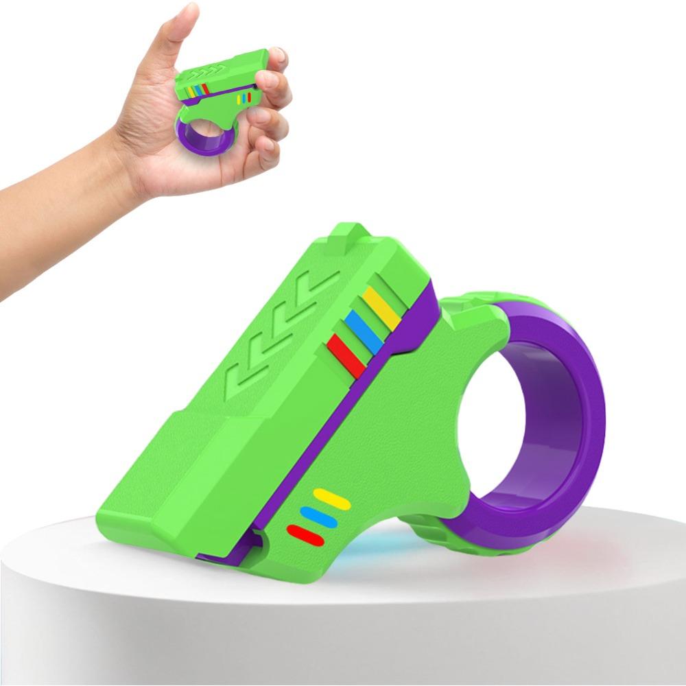 3D Printed Rotary Finger Sliders Soothing Fidget Ring Toys Portable Spinner Toys  Adult Kids