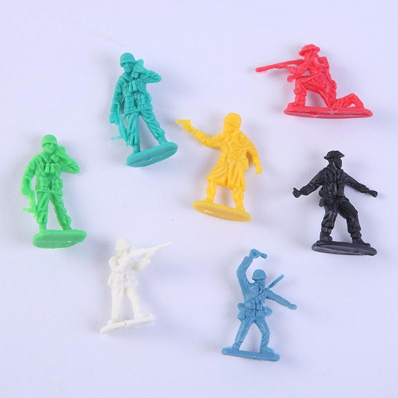 30Pcs Mini 3Cm Little Soldier Stress Relief Puzzle Sensory Toy Boys And Girls Birthday Party Favors Little Soldier Pinata Filler