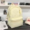 School bag Korean version of high value letters junior high school girls simple, lightweight, versatile and large capacity