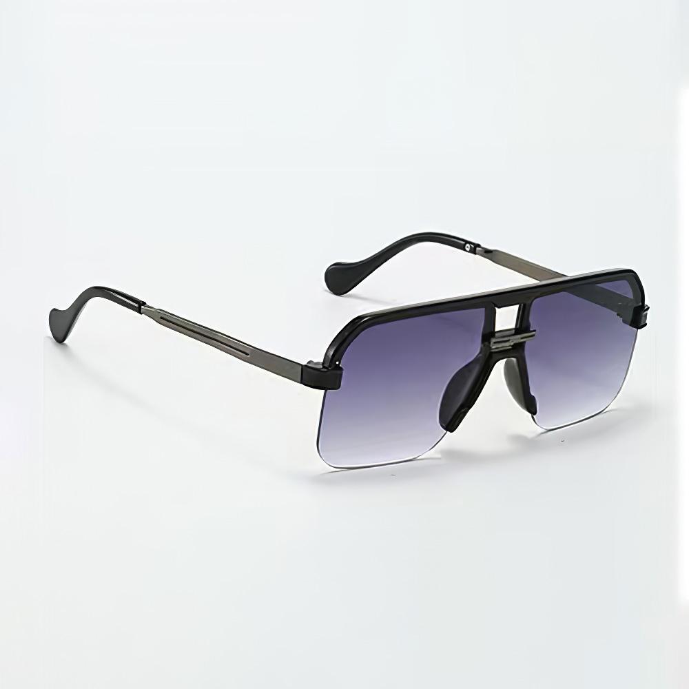 New Women Sunglasses Modern Fashion Transparent Frame Gradient Pink Lens Square Glasses Gift for Friend