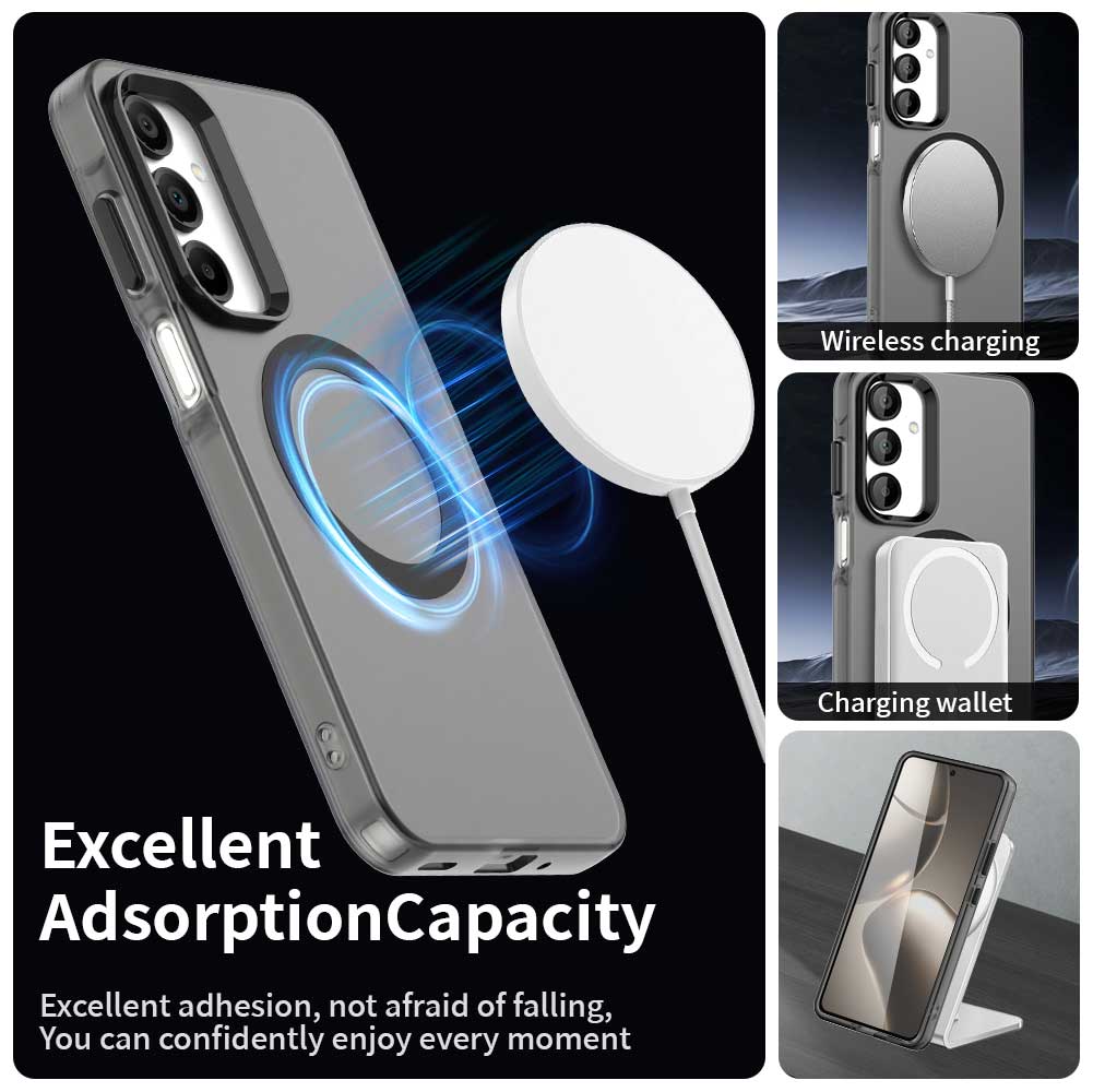 For Samsung Galaxy A36 5G Case Matte Magnetic Cases For Galaxy A36 A 36 GalaxyA36 Magsafe Wireless Charging Translucent Cover