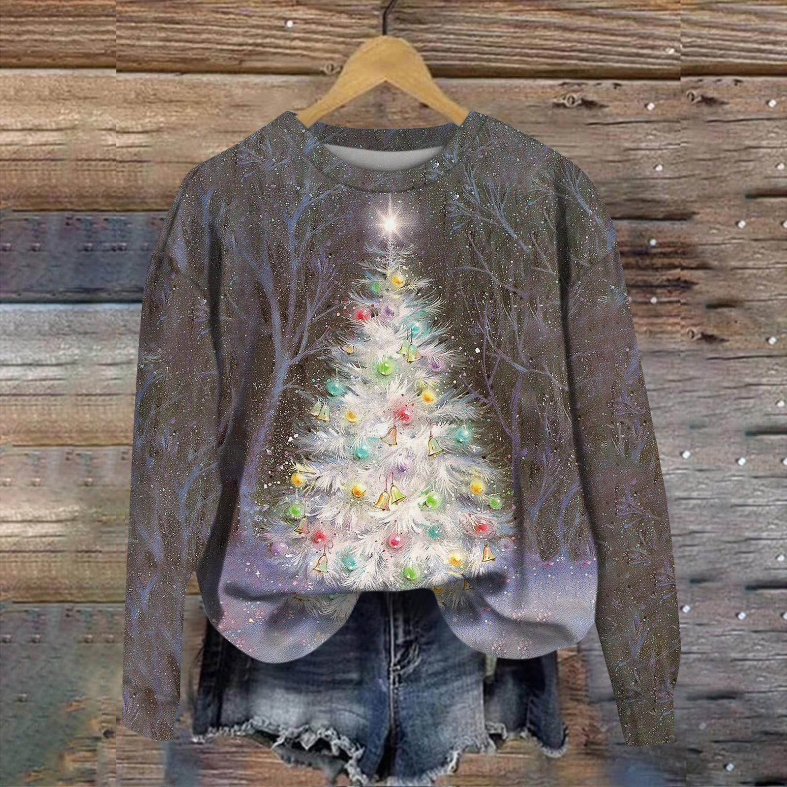 

Женские зимние топы, женская толстовка с длинным рукавом, повседневная, с круглым вырезом, свободный крой, флисовые топы Pollover S