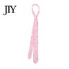 Adjustable Striped Belt Unisex Tie, Print Necktie, Retro Style Length Versatile Casual Accessory Dress Fashionable for Wear