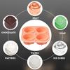 1PC Elegant Rose Shaped Ice Cube Mold Reusable Food Grade Silicone IceTray Ice Ball Mold for Effortless Dessert Summer Drinks