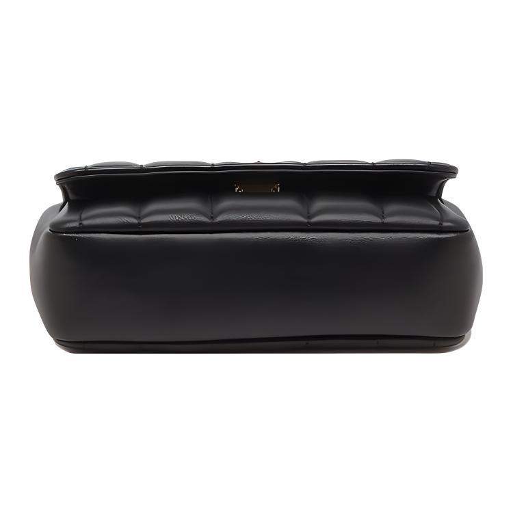 Tory Burch Kira Double T Logo Magnetic Closure Flap Nappa Leather Mini Shoulder Bag Women Shoulder Bag Black 142567-001