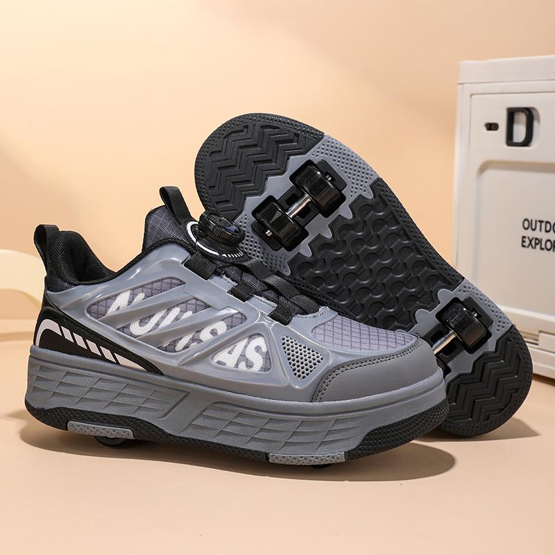 Stivali Sportivi a Quattro Ruote per Bambini Pattinaggio a Rotelle Come Scarpe Sportive Piatti Scarpe da Pattinaggio Scarpe Sportive Scarpe da Pattinaggio da Donna