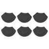 6Pcs Smiling Face Corner Bookmarks Leather Corner Page Book Marker Book Corner Protectors for Journal Planner Notebook