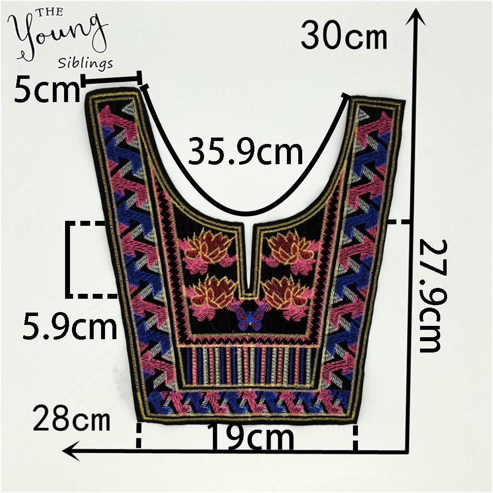 

Вышивка Цвет Лотос Кружевной Воротник Кружево Этнический Стиль Ложный Воротник Сделай Сам Аксессуары для Одежды Style 1374 (1 piece)