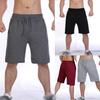 Mens Plain Elasticated Gym Shorts Comfy Sports Jogging Trousers S-3xl Black