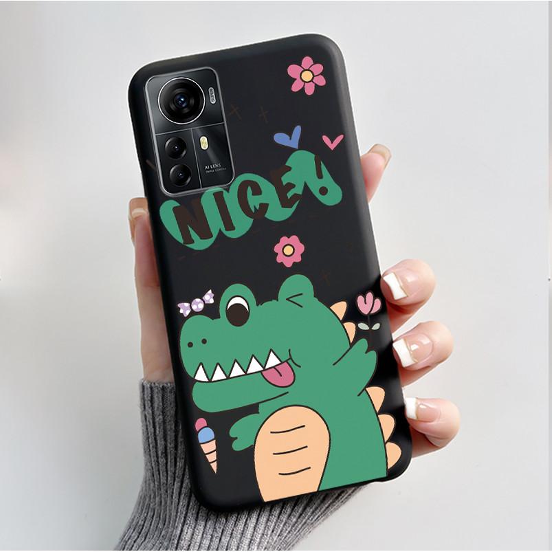 Für ZTE Blade A72S A7050 Hülle Für ZTE Blade V41 Smart Cover Luxus Mode Schmetterling Blume Silikon Weich Schwarz TPU Stoßfänger Schale