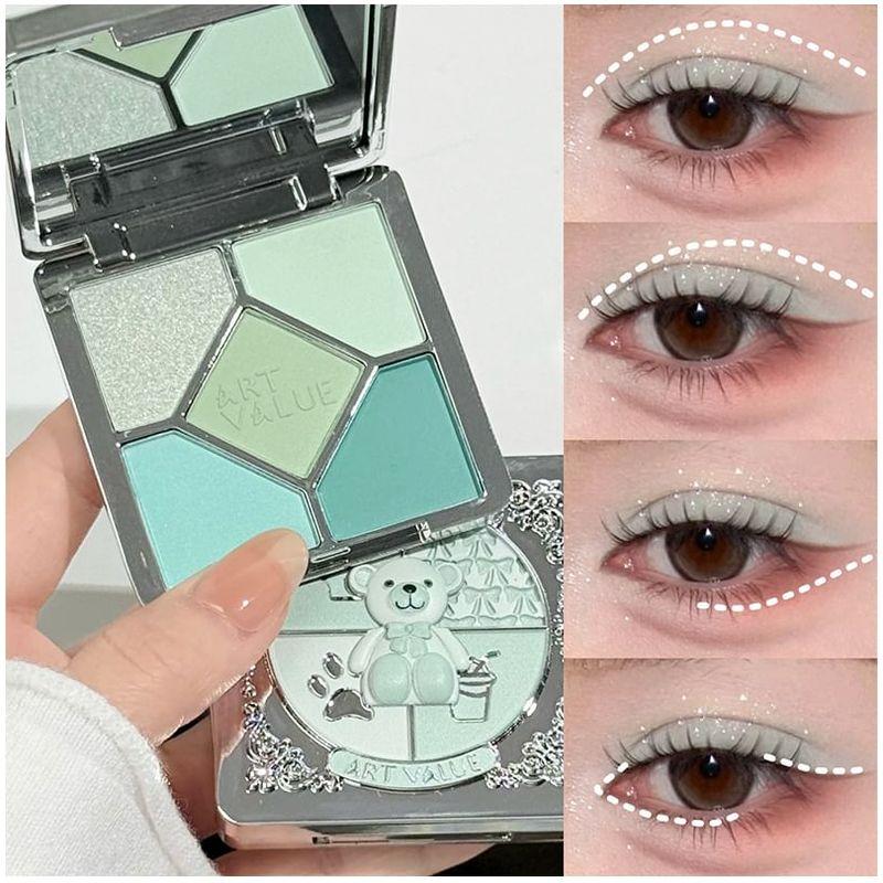 Art Value - Dream Bear 5 Color Eyeshadow Palette - 4 Types
