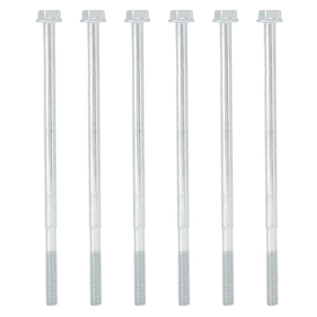 20 Stück Lange Sechskantschraube Flansch Flachkopfschraube Ersatz M6x135 Generator Beschläge