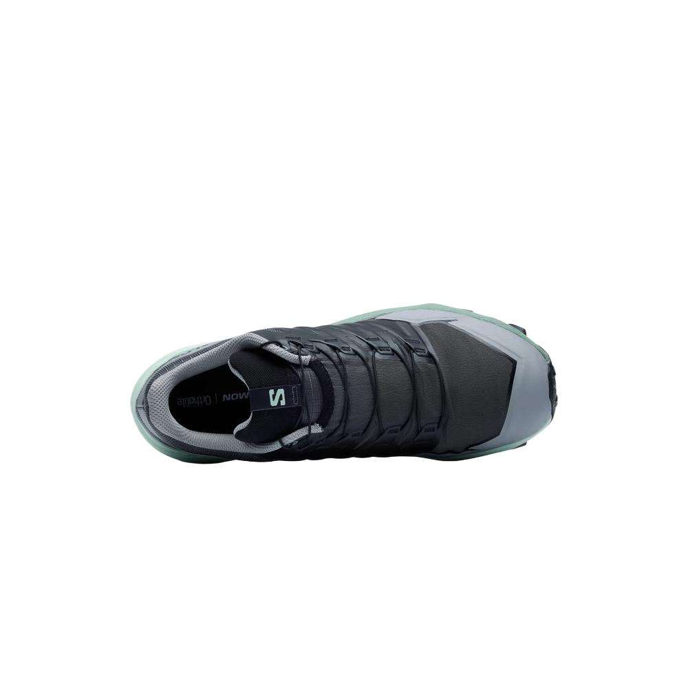SALOMON Comfortable Shock Absorbing Breathable Lightweight Low Top Running Shoes Men Sneakers Asphalt-Gray 475608