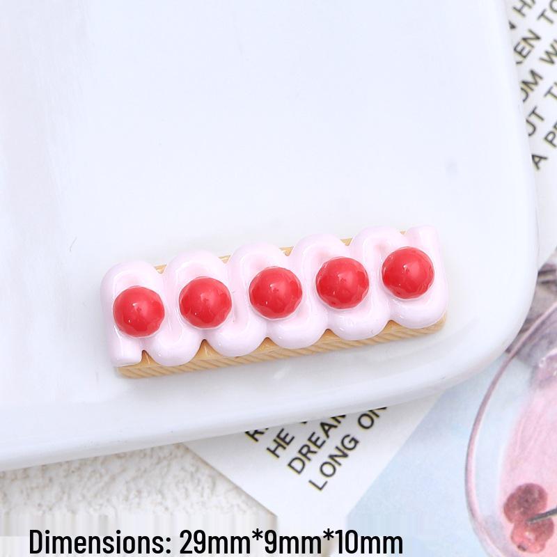 Cartoon DIY Resin Decorations: Cream Cake, Hair Clips, Shoe Buckles, and Small Accessories