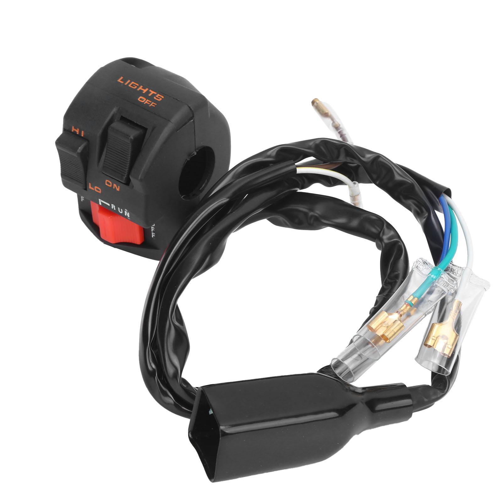 

Handlebar Switch Kill Light Hi Low On Off ABS Replacement for Honda ATC 350X 1986