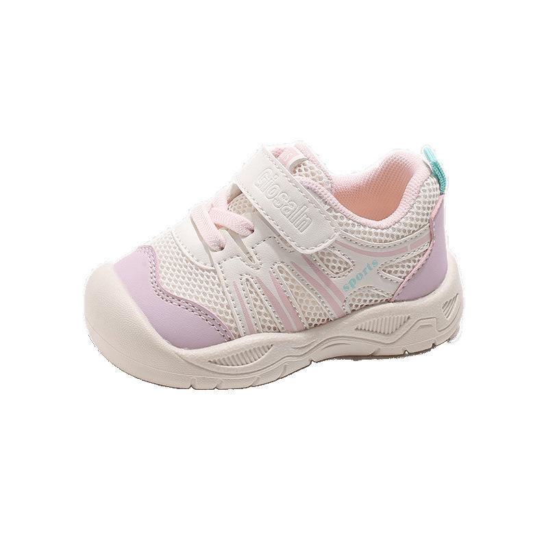 2025 spring baby functional shoes soft sole mesh breathable men's treasure sports shoes girl baby shoes children's shoes 2025