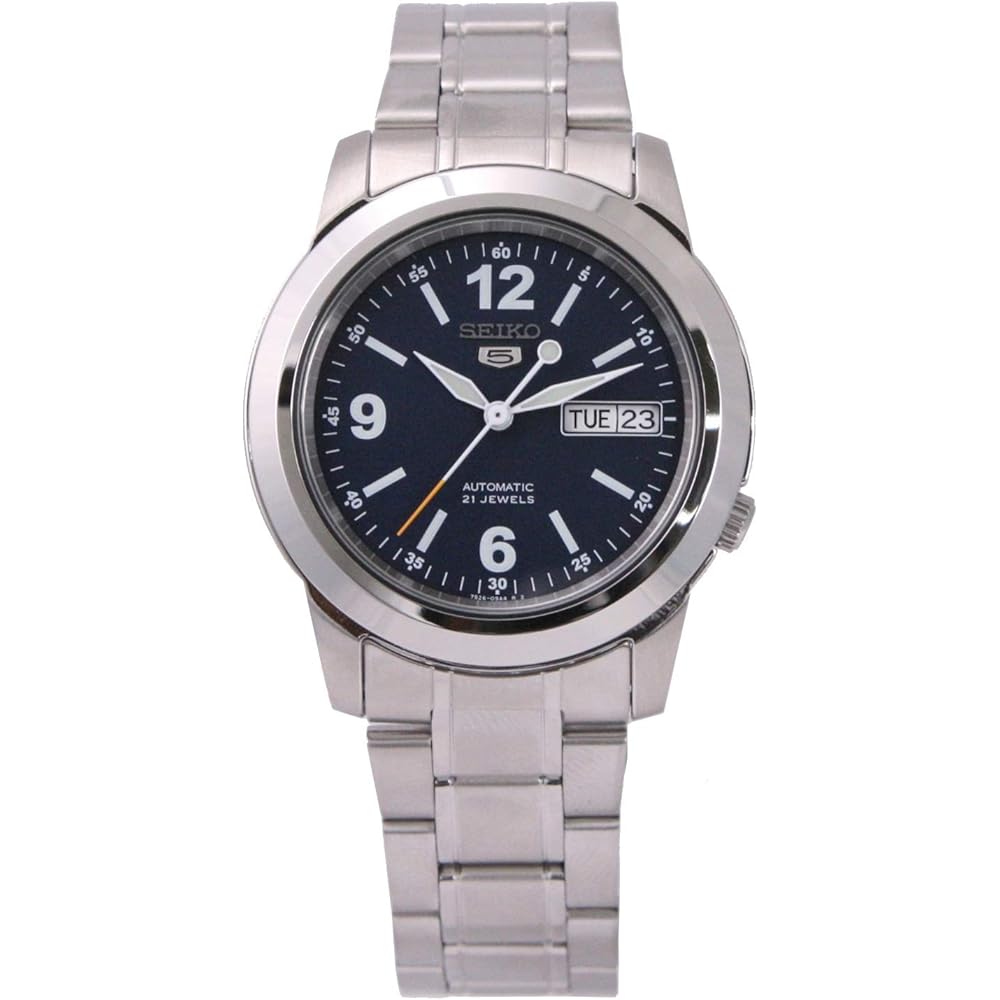 Мужские автоматические часы Seiko SNKE61K1 Синий циферблат Нержавеющая сталь 21 камень